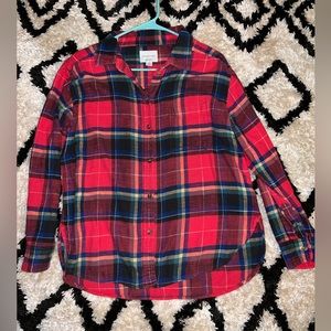 American Eagle flannel size S